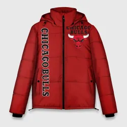 Мужская зимняя куртка 3D Chicago bulls Чикаго буллс