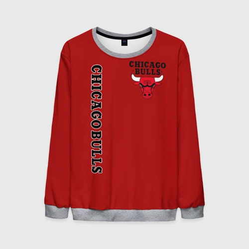 Мужской свитшот 3D Chicago bulls Чикаго буллс