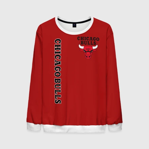 Мужской свитшот 3D Chicago bulls Чикаго буллс