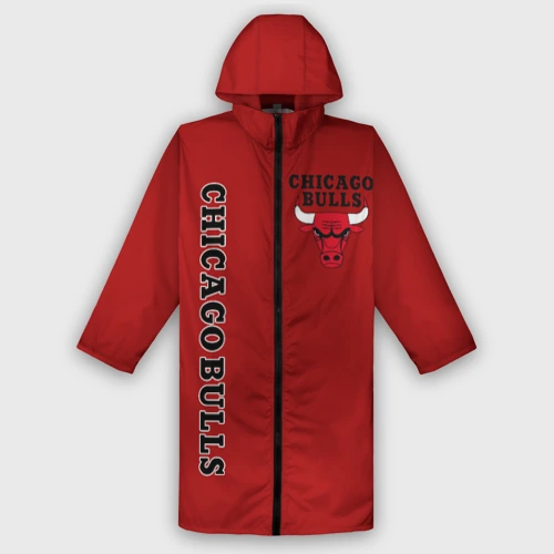 Дождевик унисекс 3D Chicago bulls Чикаго буллс
