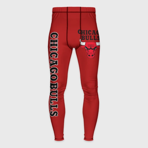 Мужские тайтсы 3D Chicago bulls Чикаго буллс
