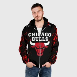 Мужская ветровка 3D Chicago bulls Чикаго буллс - фото 2