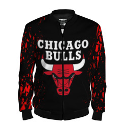 Мужской бомбер 3D Chicago bulls Чикаго буллс