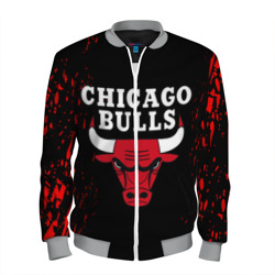 Мужской бомбер 3D Chicago bulls Чикаго буллс