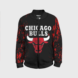 Детский бомбер 3D Chicago bulls Чикаго буллс