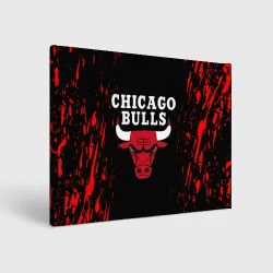 Холст прямоугольный Chicago bulls Чикаго буллс