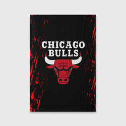 Обложка для паспорта матовая кожа Chicago bulls Чикаго буллс