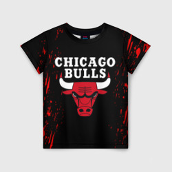 Детская футболка 3D Chicago bulls Чикаго буллс