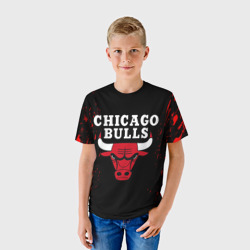 Детская футболка 3D Chicago bulls Чикаго буллс - фото 2