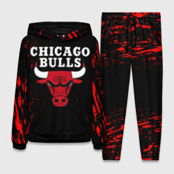 Женский костюм с толстовкой 3D Chicago bulls Чикаго буллс