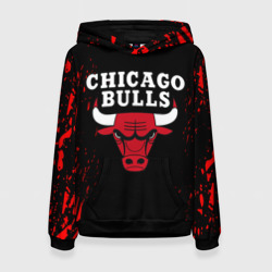 Женская толстовка 3D Chicago bulls Чикаго буллс