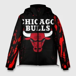 Мужская зимняя куртка 3D Chicago bulls Чикаго буллс