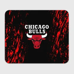 Прямоугольный коврик для мышки Chicago bulls Чикаго буллс