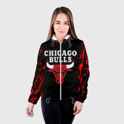 Женская куртка 3D Chicago bulls Чикаго буллс - фото 2