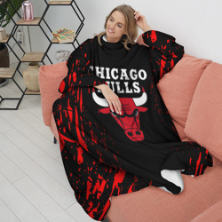 Плед с рукавами Chicago bulls Чикаго буллс - фото 2