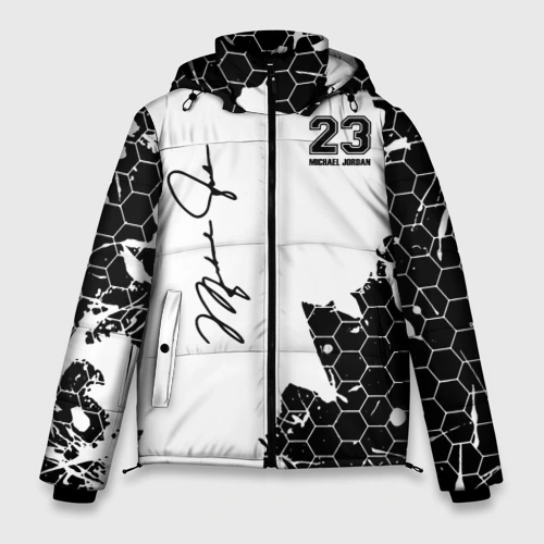 Мужская зимняя куртка 3D Michael Jordan 23