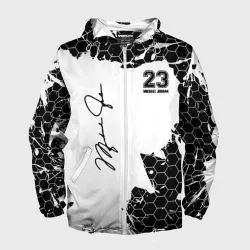 Мужская ветровка 3D Michael Jordan 23