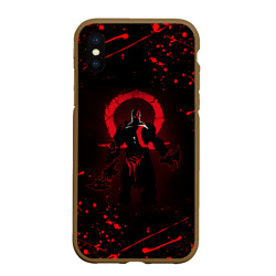 Чехол для iPhone XS Max матовый God of war