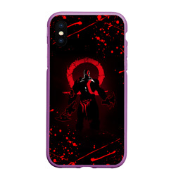 Чехол для iPhone XS Max матовый God of war