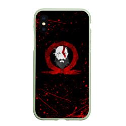 Чехол для iPhone XS Max матовый God of war