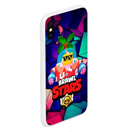 Чехол для iPhone XS Max матовый BRAWL STARS (NEW SPROUT) [12], цвет белый - фото 3