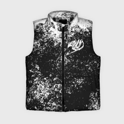 Женский жилет утепленный 3D Fairy tail logo white