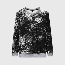 Женский свитшот 3D Fairy tail logo white