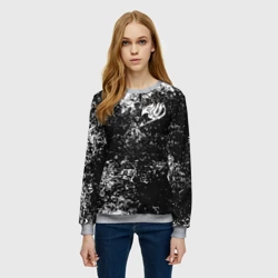 Женский свитшот 3D Fairy tail logo white - фото 2