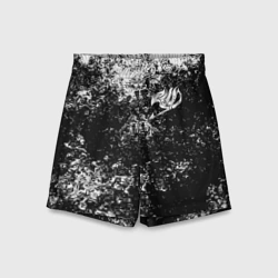 Детские спортивные шорты 3D Fairy tail logo white