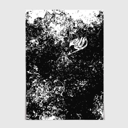 Постер Fairy tail logo white