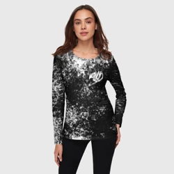 Женский лонгслив 3D Fairy tail logo white - фото 2