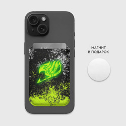 Картхолдер Magsafe магнитный Fairy tail logo green - фото 2