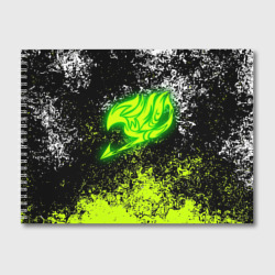 Альбом для рисования Fairy tail logo green