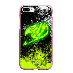 Чехол для iPhone 7Plus/8 Plus матовый Fairy tail logo green