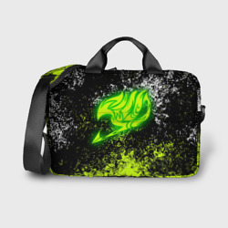 Сумка для ноутбука 3D Fairy tail logo green