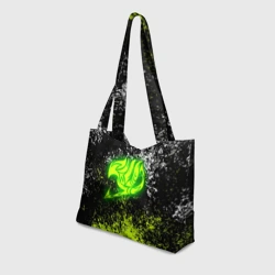 Пляжная сумка 3D Fairy tail logo green - фото 2