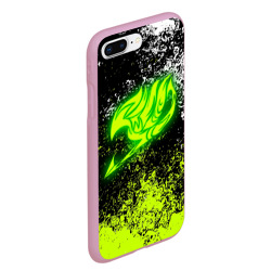 Чехол для iPhone 7Plus/8 Plus матовый Fairy tail logo green - фото 2