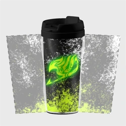 Термокружка-непроливайка Fairy tail logo green - фото 2