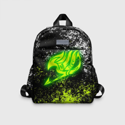 Детский рюкзак 3D Fairy tail logo green