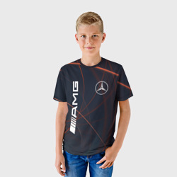 Детская футболка 3D Mercedes-Benz AMG - фото 2