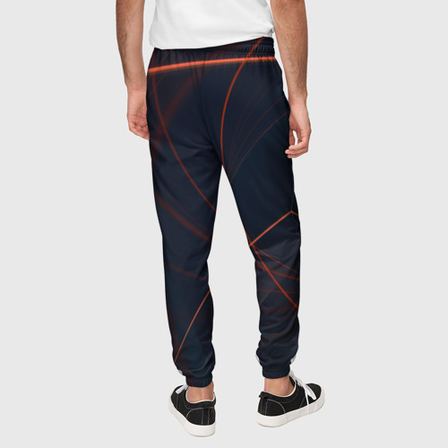Мужские брюки 3D с принтом MERCEDES-BENZ AMG, вид сзади #2