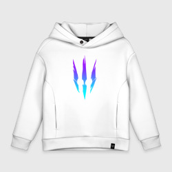 Детское худи Oversize хлопок Ведьмак неон Witcher neon