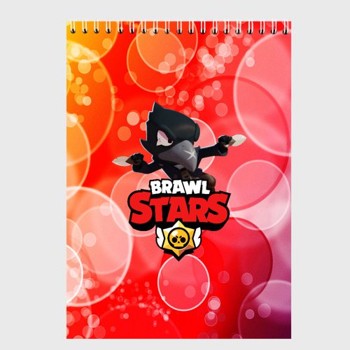 Скетчбук BRAWL STARS:CROW, цвет белый