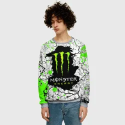 Мужской свитшот 3D Monster energy - фото 2