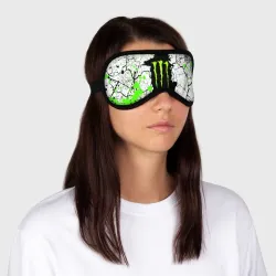 Маска для сна 3D Monster energy - фото 2