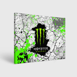 Холст прямоугольный Monster energy