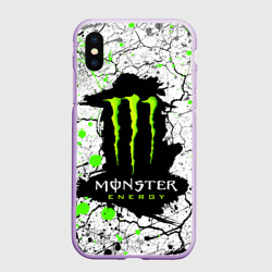 Чехол для iPhone XS Max матовый Monster energy