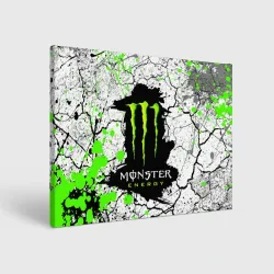 Холст прямоугольный Monster energy
