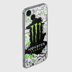 Чехол для iPhone 15 силиконовый с защитой камеры Monster energy - фото 2