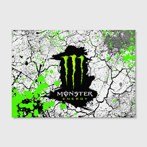 Холст прямоугольный Monster energy, цвет 3D печать - фото 2